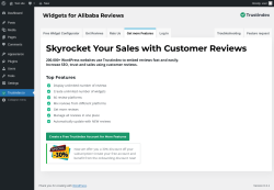 Page screenshot: Trustindex.io &rarr; 
Get more Features