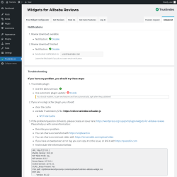Page screenshot: Trustindex.io &rarr; 
Advanced