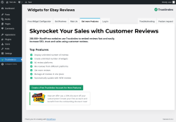 Page screenshot: Trustindex.io → 
Get more Features
