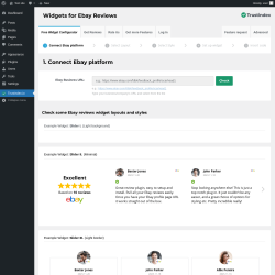 Page screenshot: Ebay reviews ‹ Test site — WordPress