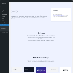 Page screenshot: Wise KPIs