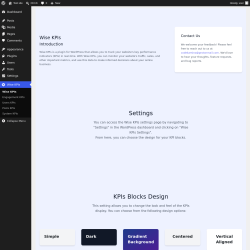 Page screenshot: Wise KPIs