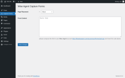 Page screenshot: Capture Forms