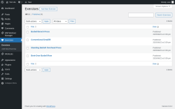 Page screenshot: Exercises