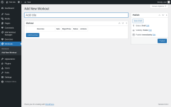 Page screenshot: Workouts → Add New Workout