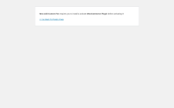 Page screenshot: WordPress &rsaquo; Error