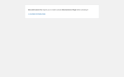 Page screenshot: WordPress &rsaquo; Error