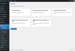 Page screenshot: Aliexpress, Temu, eBay, Amazon and Etsy Dropshipping → Go Pro
