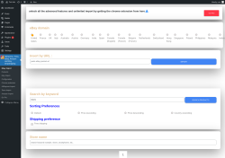 Page screenshot: Aliexpress, Temu, eBay, Amazon and Etsy Dropshipping → Ebay Import
