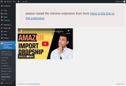 Page screenshot: Aliexpress, Temu, eBay, Amazon and Etsy Dropshipping → Amazon Import