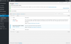 Page screenshot: Plugins &lsaquo; Test site &mdash; WordPress
