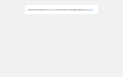 Page screenshot: WordPress › Error