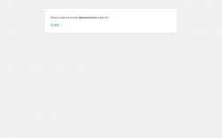Page screenshot: WordPress &rsaquo; Error