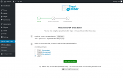 Page screenshot: WP Sheet Editor