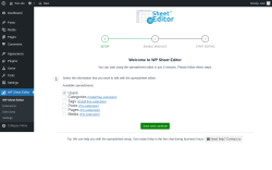 Page screenshot: WP Sheet Editor