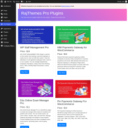 Page screenshot: Pro Plugins