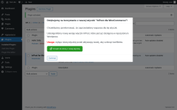 Page screenshot: Plugins &lsaquo; Test site &mdash; WordPress
