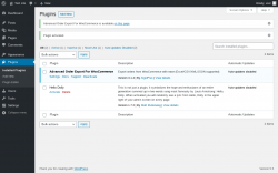 Page screenshot: Plugins &lsaquo; Test site &mdash; WordPress
