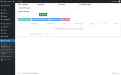 Page screenshot: WC Invoice → Manage Invoices