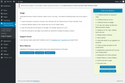 Page screenshot: Woocommerce Product Ultimate &rarr; Usage & Support