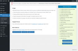 Page screenshot: Woocommerce Product Ultimate &rarr; Usage & Support