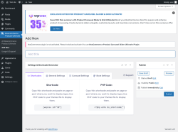 Page screenshot: Woocommerce Product Ultimate &rarr; Add New