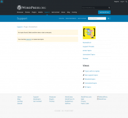 Page screenshot: Reviewshort → Support Forum