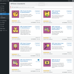 Page screenshot: WPClever &rarr; Essential Kit