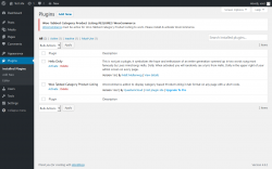 Page screenshot: Plugins &lsaquo; Test site &mdash; WordPress