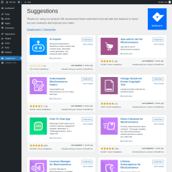 Page screenshot: Suggestions