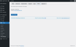 Page screenshot: Settings &rarr; Pixel Manager &rarr; Author