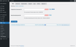 Page screenshot: Settings &rarr; Pixel Manager