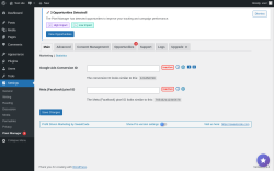 Page screenshot: Settings &rarr; Pixel Manager 