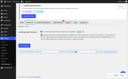 Page screenshot: Settings &rarr; Pixel Manager  &rarr; Advanced