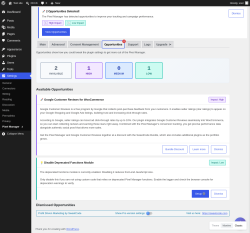 Page screenshot: Settings &rarr; Pixel Manager  &rarr; Opportunities2