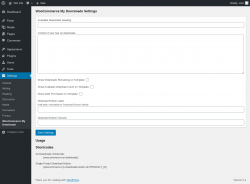 Page screenshot: Settings &rarr; WooCommerce My Downloads