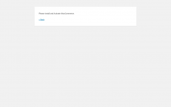 Page screenshot: Plugin dependency check
