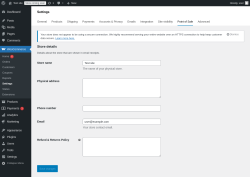 Page screenshot: WooCommerce → Settings → Point of Sale