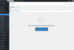 Page screenshot: WooCommerce → Orders