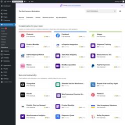 Page screenshot: WooCommerce → 