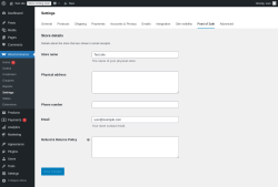 Page screenshot: WooCommerce → Settings → Point of Sale