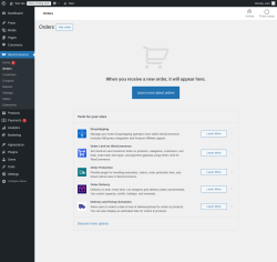 Page screenshot: WooCommerce → Orders