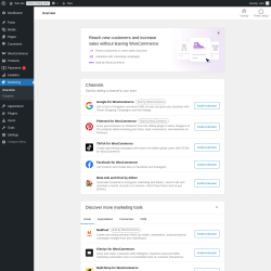Page screenshot: Marketing