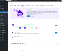 Page screenshot: Payments 