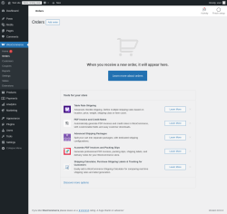 Page screenshot: WooCommerce &rarr; Orders