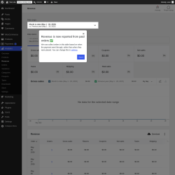 Page screenshot: Analytics &rarr; Revenue