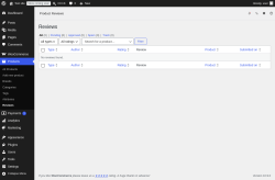 Page screenshot: Products &rarr; Reviews