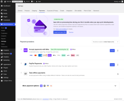 Page screenshot: Payments 