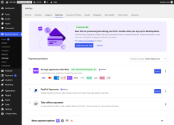 Page screenshot: WooCommerce &rarr; Settings &rarr; Payments