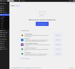 Page screenshot: WooCommerce &rarr; Orders